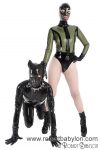 Rubber Mistress and Dog