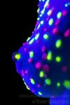 Neon Wax Droplets